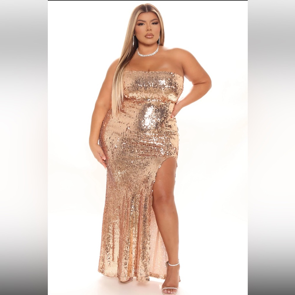 “Make a scene” sequin dress